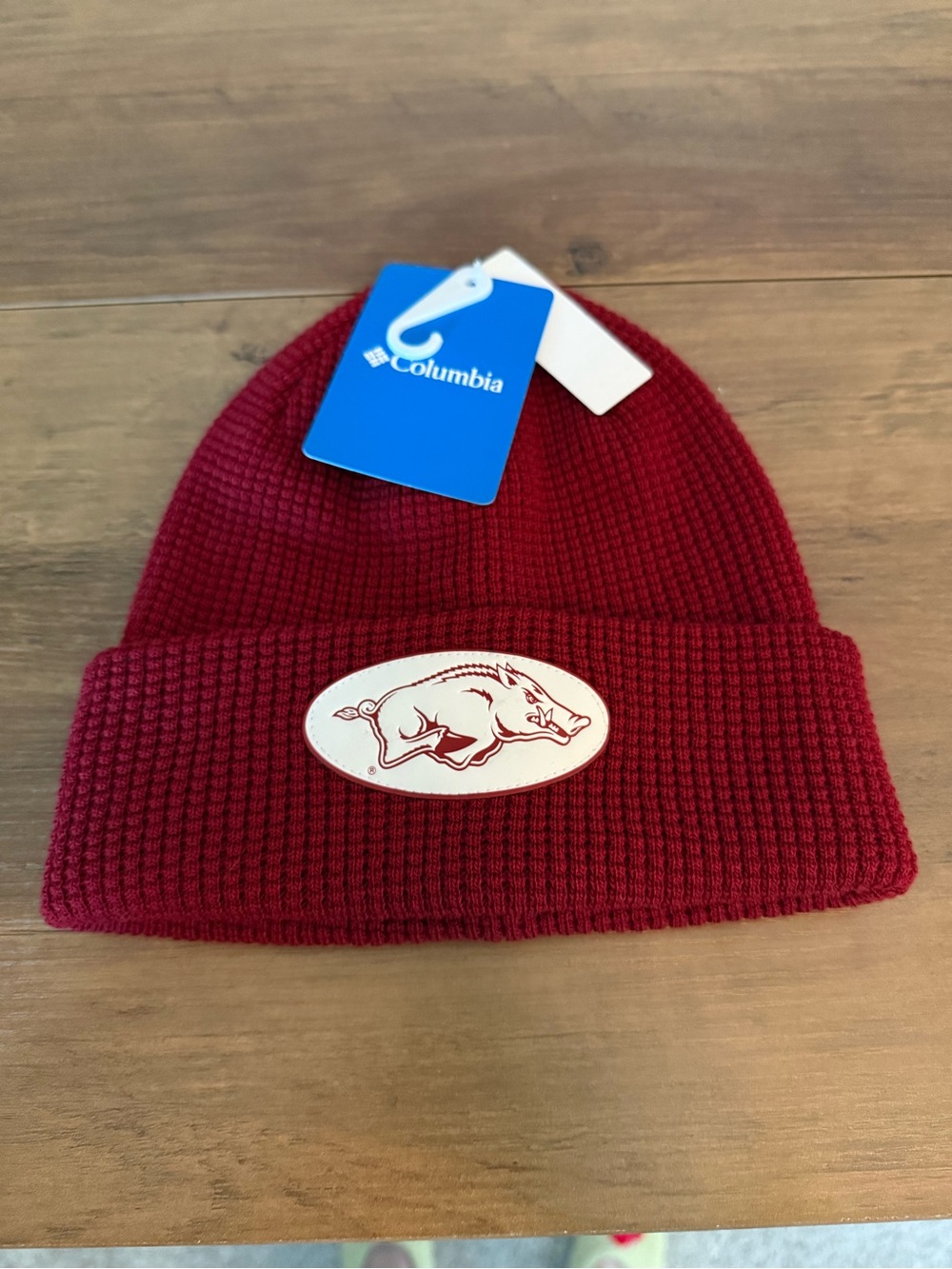 Columbia Arkansas Razorbacks Red Beanie Hat